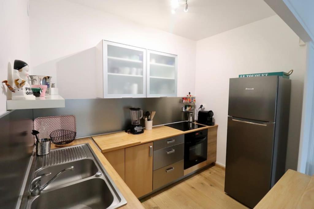Bel Apt 6 Pers, 2 Chambres Avec Balcon Et Parking Le Touquet Exterior foto